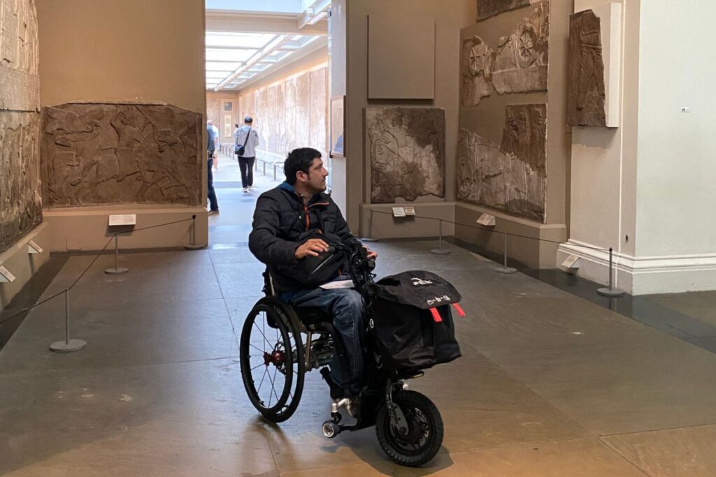 Visita al museo Británico en silla de ruedas